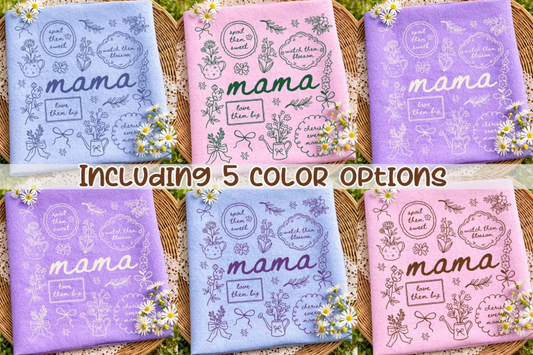 Cottagecore Floral Mama + Other Names (Choose Yours)08149
