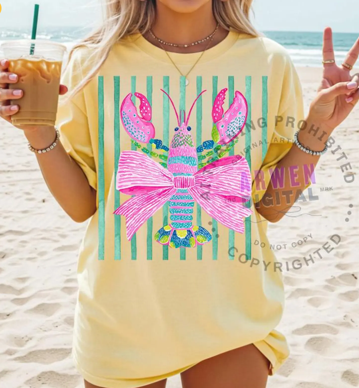 Lobster Bow Stripes 08247