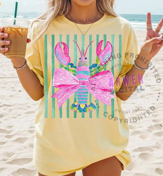 Lobster Bow Stripes 08247