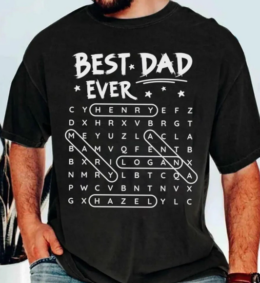 Best Dad Ever Crossword Custom 08296