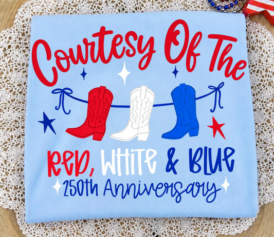 Courtesy of the Red White and Blue 250 Years Boots 08300