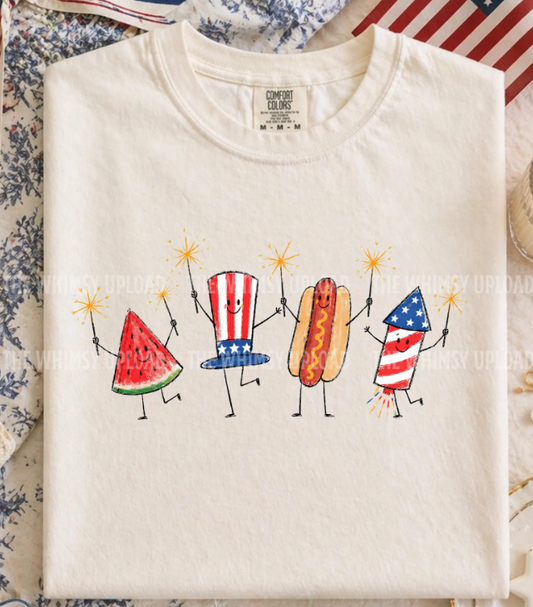 Patriotic Hotdog Fireworks 08450