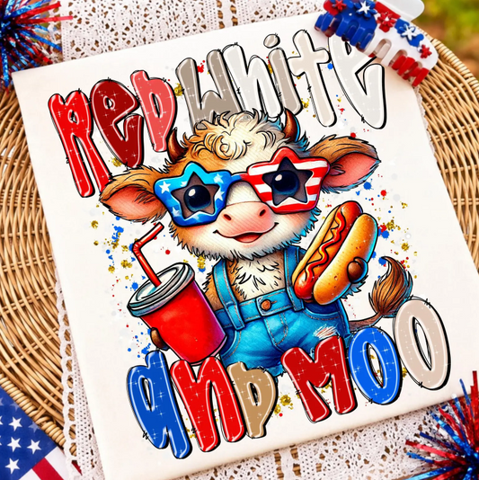 Red White Moo Cow 08492