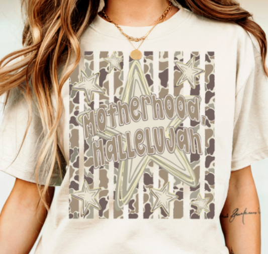 Motherhood Hallelujah Camo Stripes 08629
