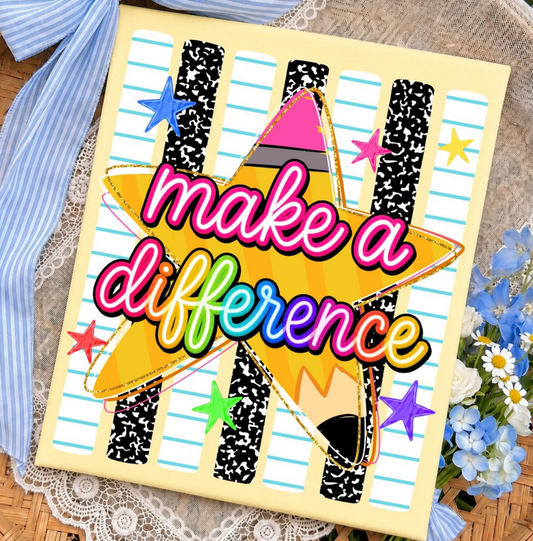 Make a Difference Pencil Star 08690