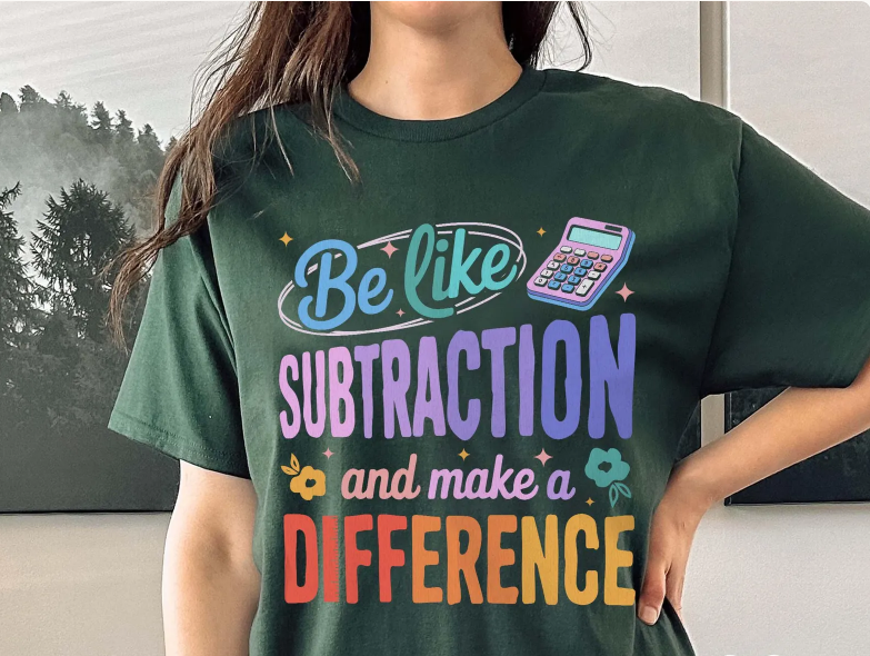 Be Like Subtraction Make a Difference 08688