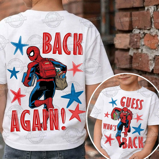 Back Again Spidey (BACK ONLY) 08681
