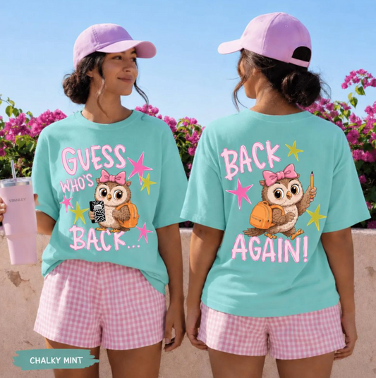 Back Again Owl (BACK ONLY) 08680