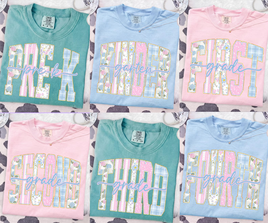 Preppy Floral Grade Levels (Choose Yours) 08834