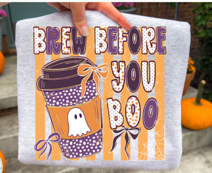 Brew Before You Boo Stripes 08799