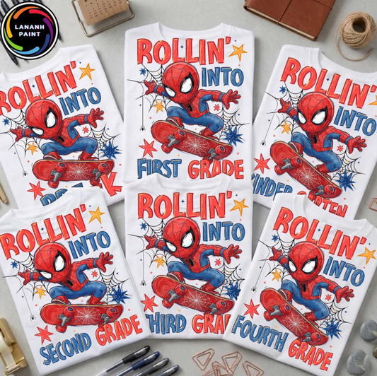 Spidey Rollin' Into Grade Levels (Choose Yours) 08823