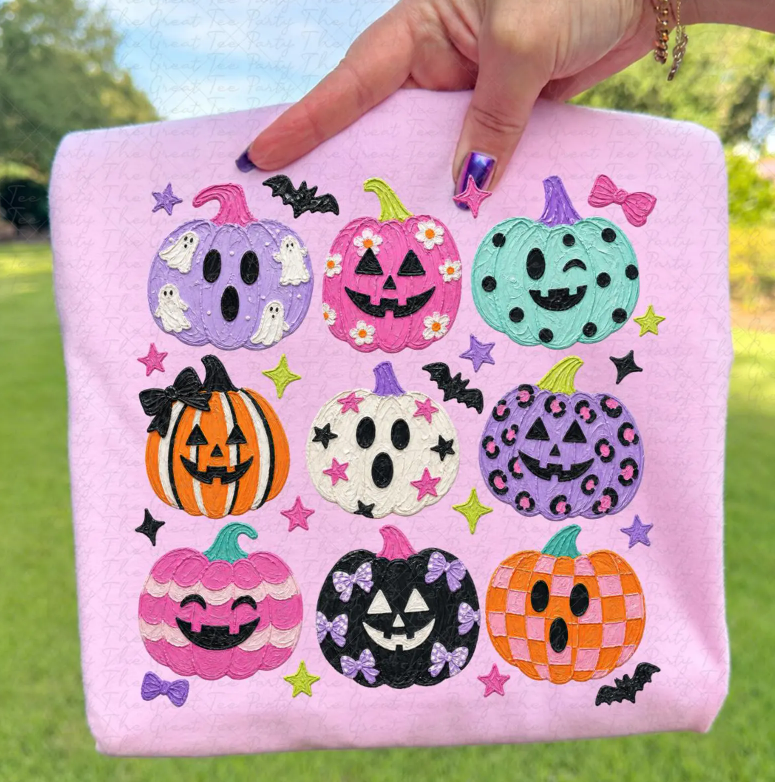 Preppy Pumpkin Grid Collage 08943