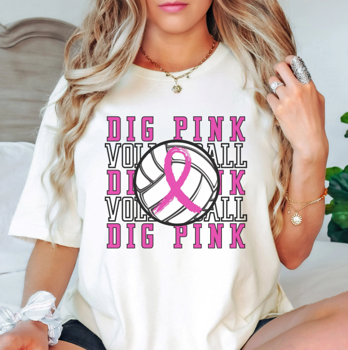 Dig Pink Out Volleyball 09138
