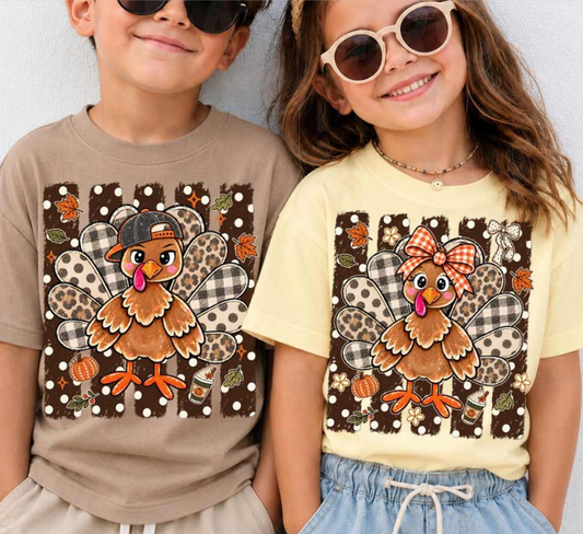Boy Turkey Stripes 09582