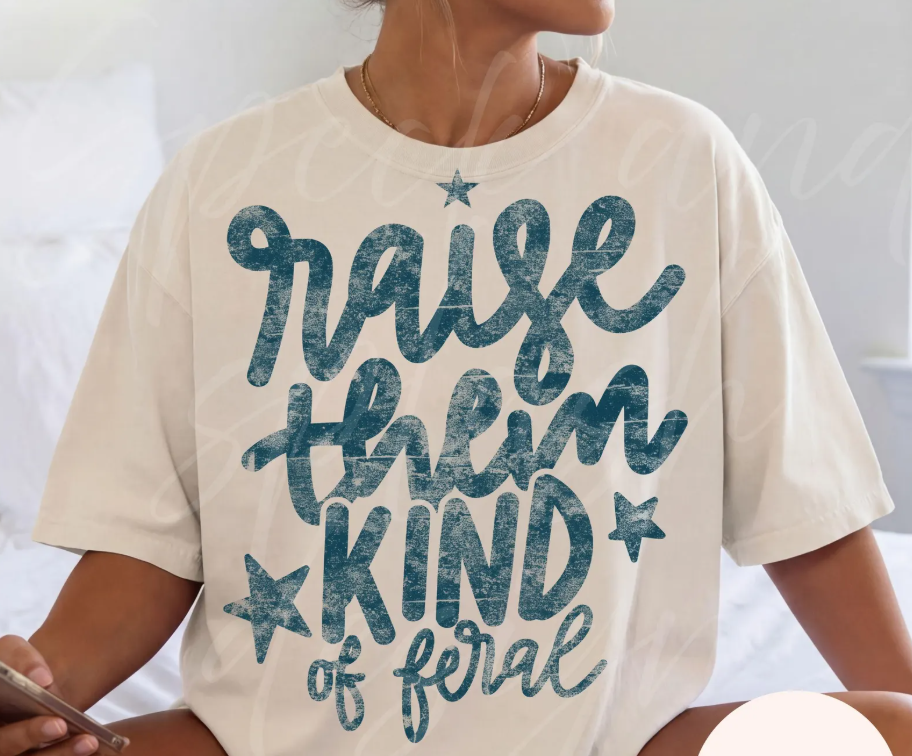 Raise Them Kind of Feral Blue 09631