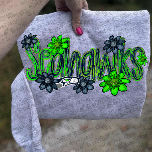 Floral Seahawks 07937