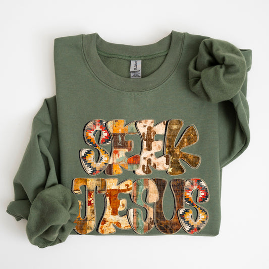 Seek Jesus DTF Transfer 03811