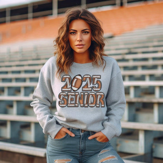 2025 Senior Football Faux Embroidery 04907
