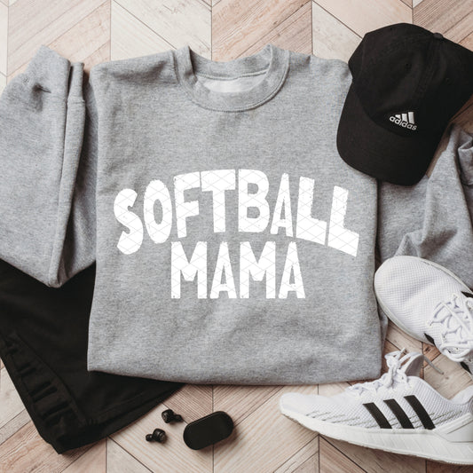 Softball Mama With Color Dropdown 07507