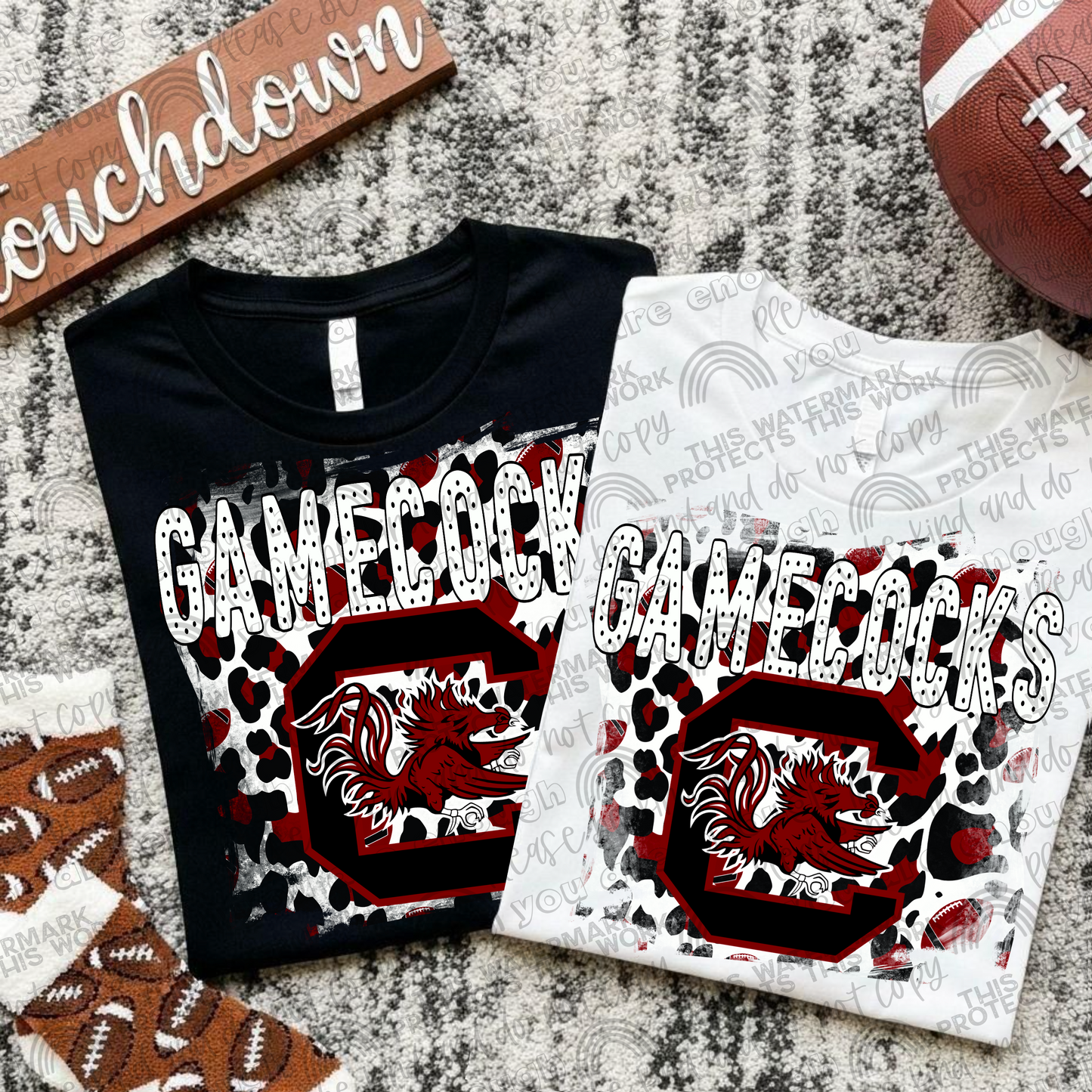College Football Teams Leopard Splash (Choose Yours) 00289