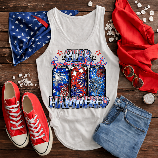 Star Spangled Hammered Women 08429