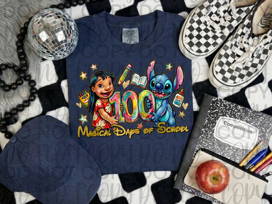 100 Magical Days of School Stitch 07283