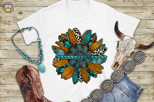 Western Sunflower Horses 07597