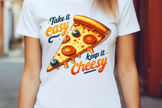 Take It Easy Keep It Cheesy Pizza 02341