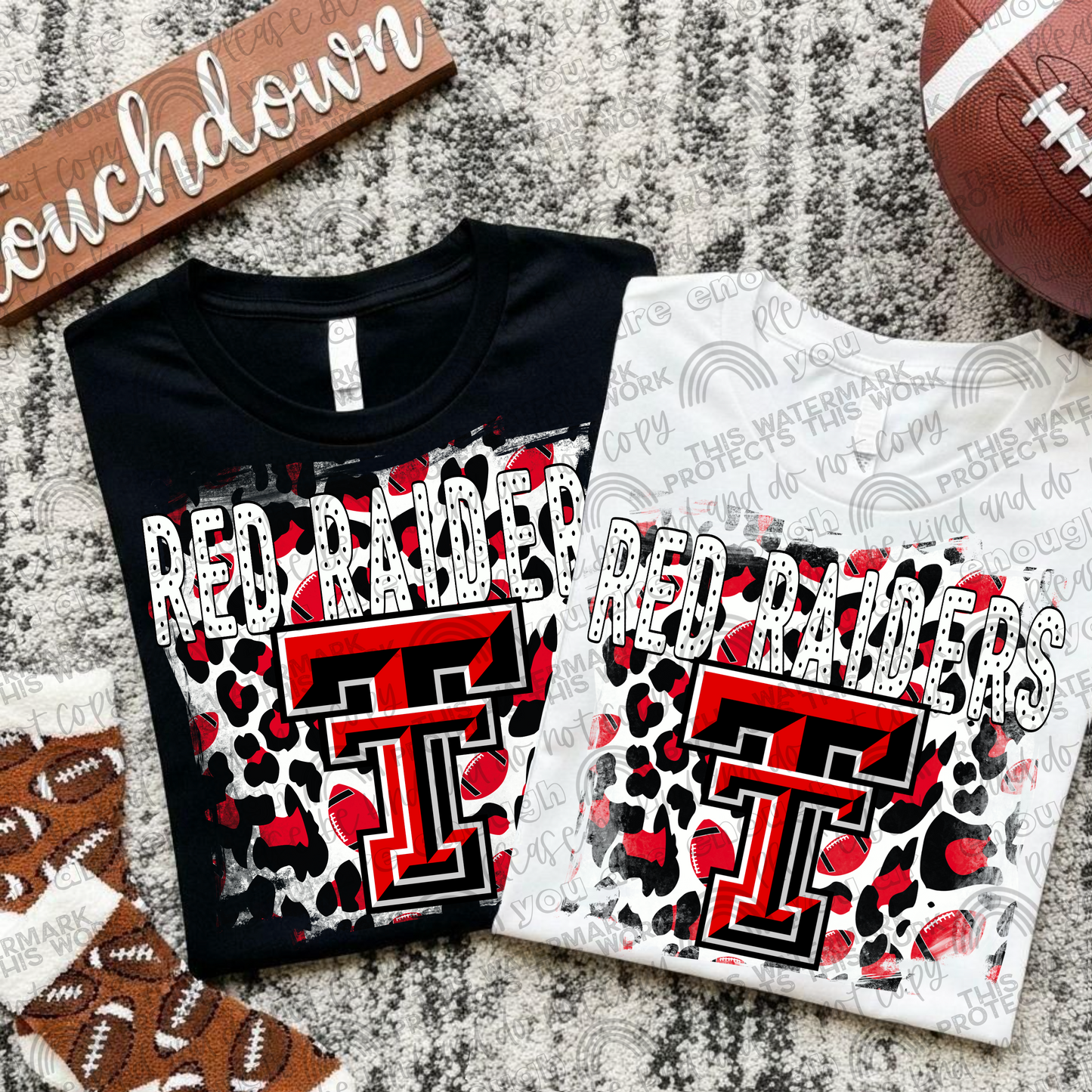 College Football Teams Leopard Splash (Choose Yours) 00289
