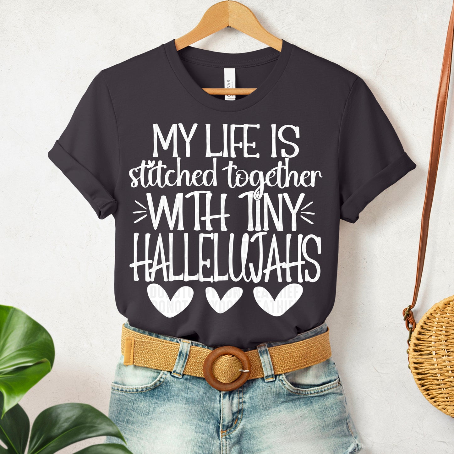 My Life Is Stitched Together With Tiny Hallelujahs White 01155