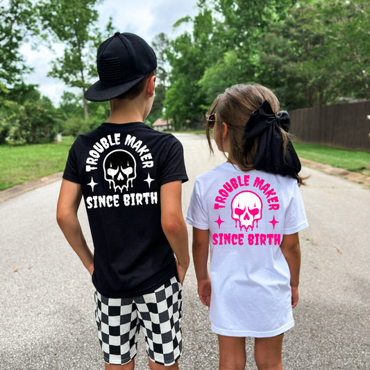 Trouble Maker Since Birth Pink 02152