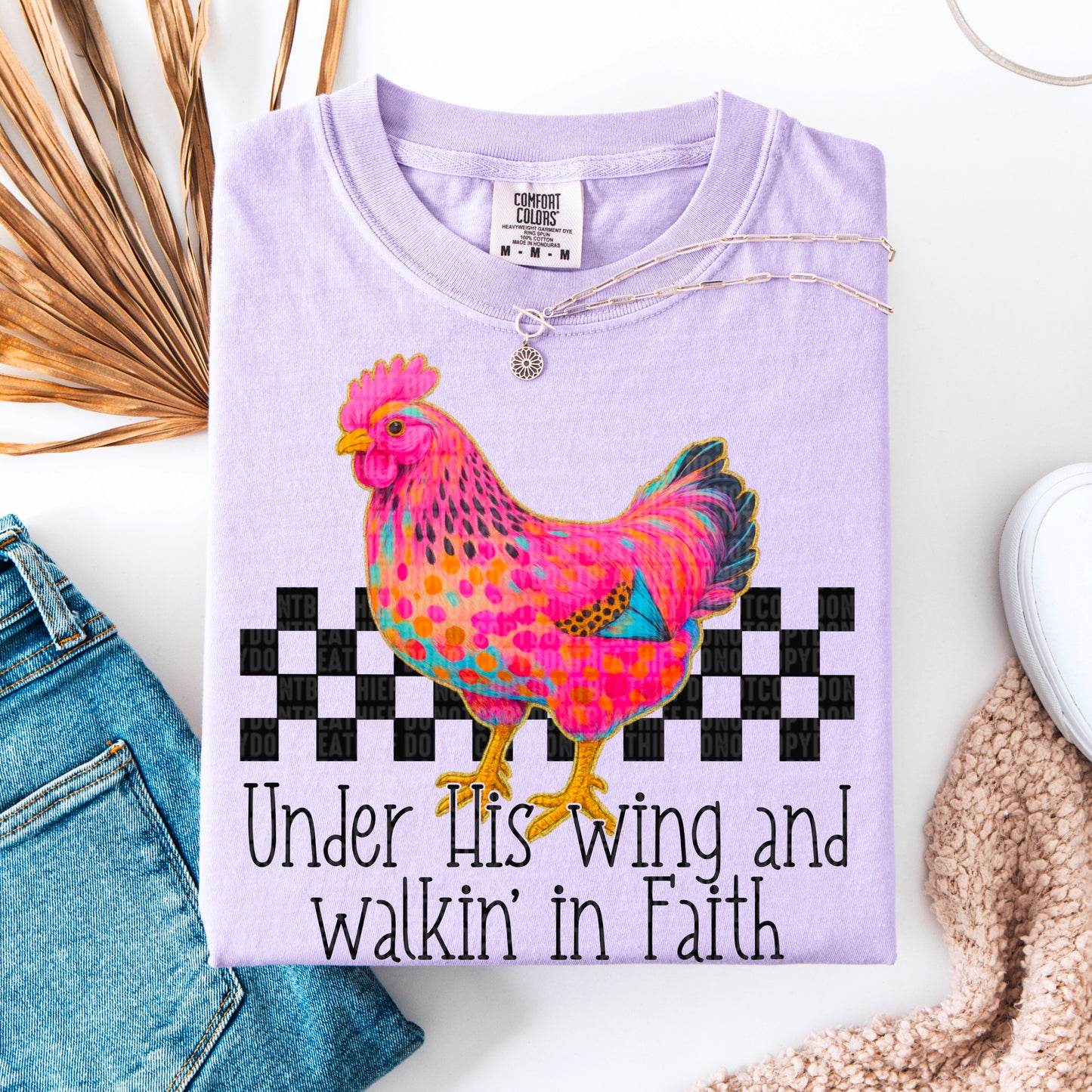 Under His Wing and Walkin' in Faith Chicken 01935