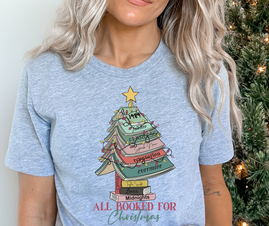 All Booked for Christmas Swift DTF Transfer 05766