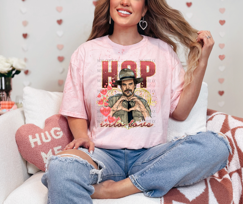Hop into Love Hopper Valentine Stranger Things 07539