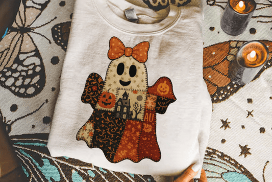 Patchwork Coquette Ghost 01460
