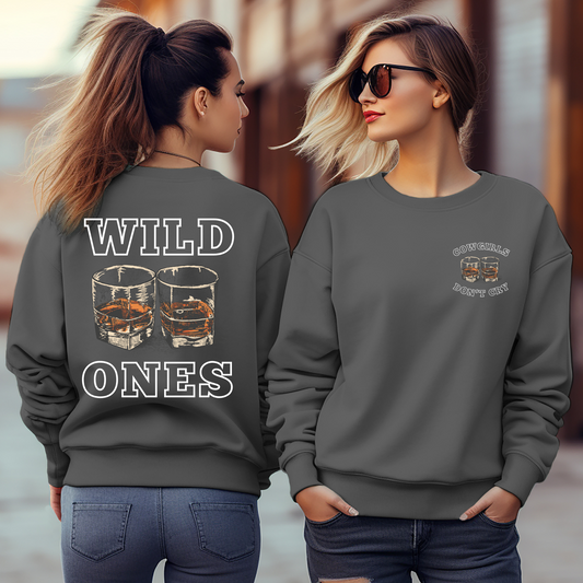 Cowgirls Don't Cry Wild Ones with Pocket DTF Transfer 05618