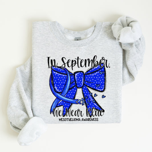 In September We Wear Blue Coquette Mesothelioma 04790