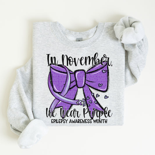 In November We Wear Purple Coquette Epilepsy 04793