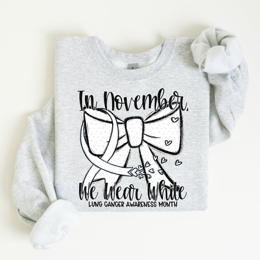 In November We Wear White Coquette Lung Cancer 04794