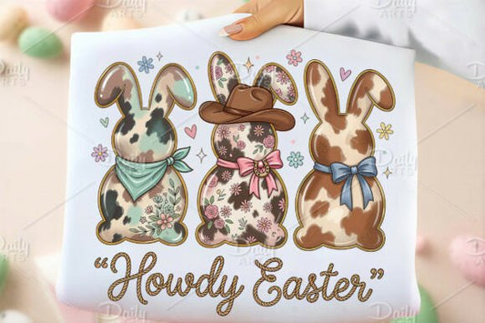 Howdy Easter Bunnies 07547
