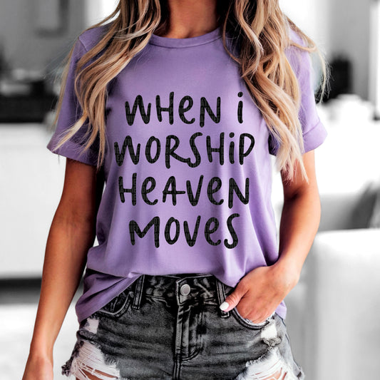 When I Worship Heaven Moves Black 01939