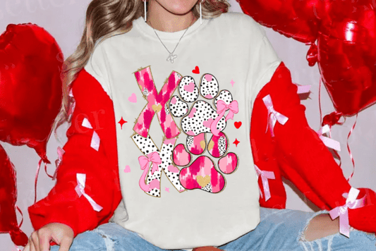 XOXO Paw Print 07418