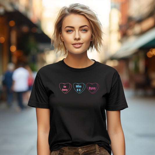 Anti Valentines Day Heart Outline 03995