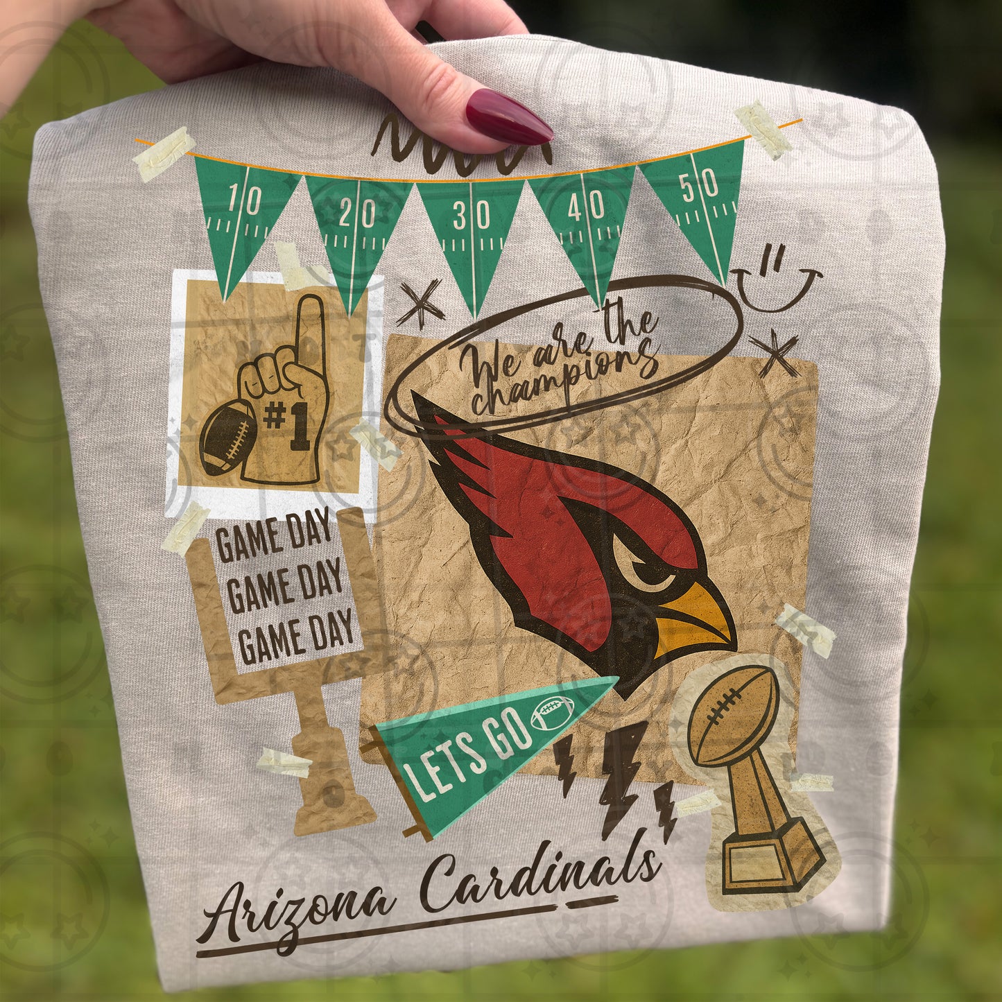 Pro Football Team Vintage Collage (Choose Yours) 00681