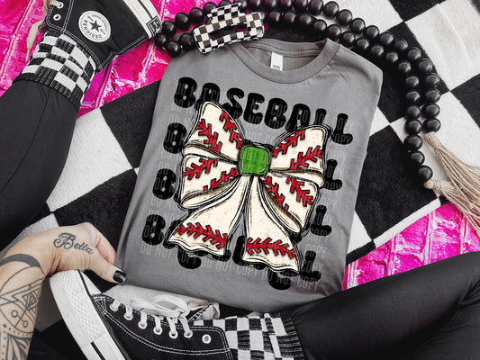 Baseball Bow 02817