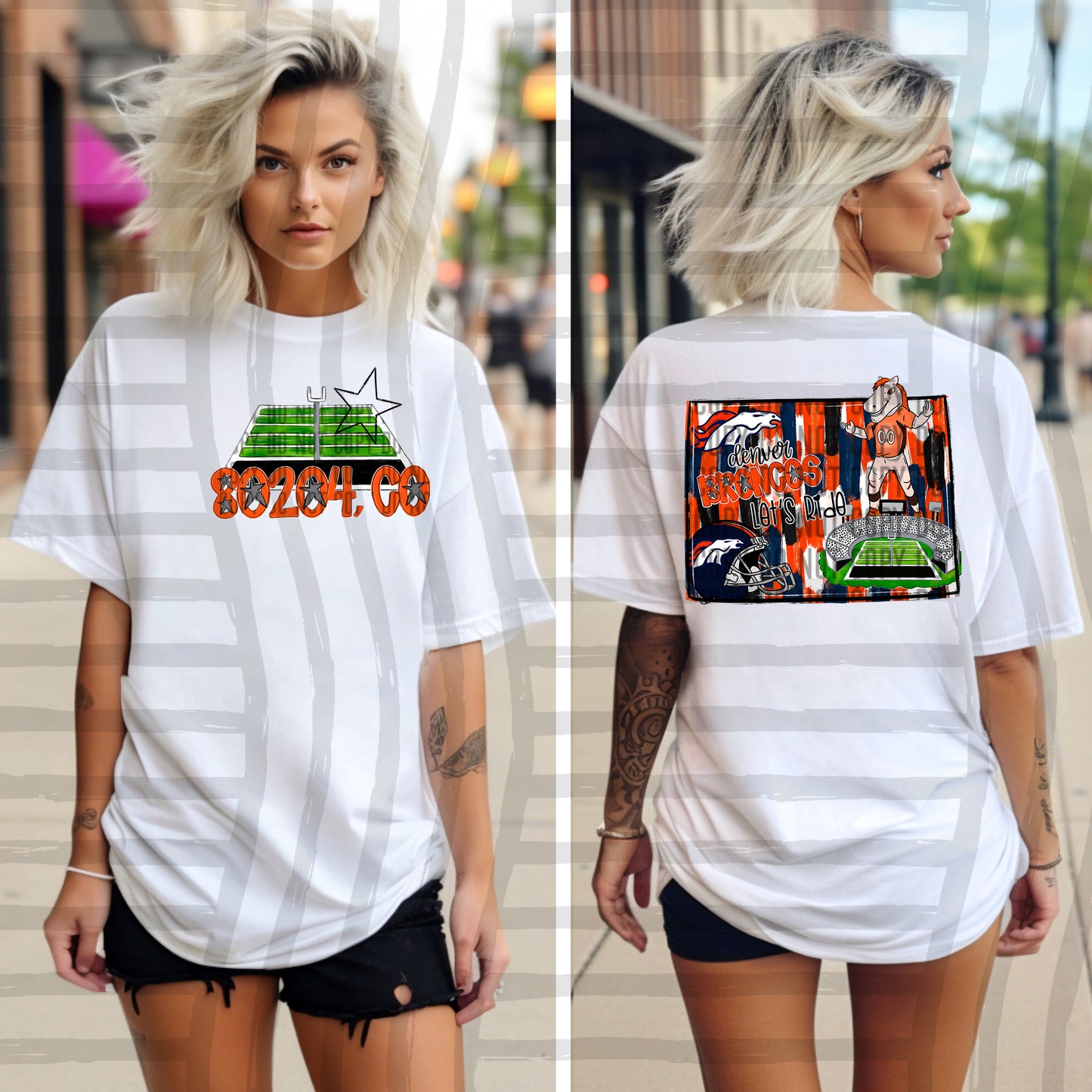 Pro Football Team Brushstroke States (BACK ONLY) (Choose Yours) 01154