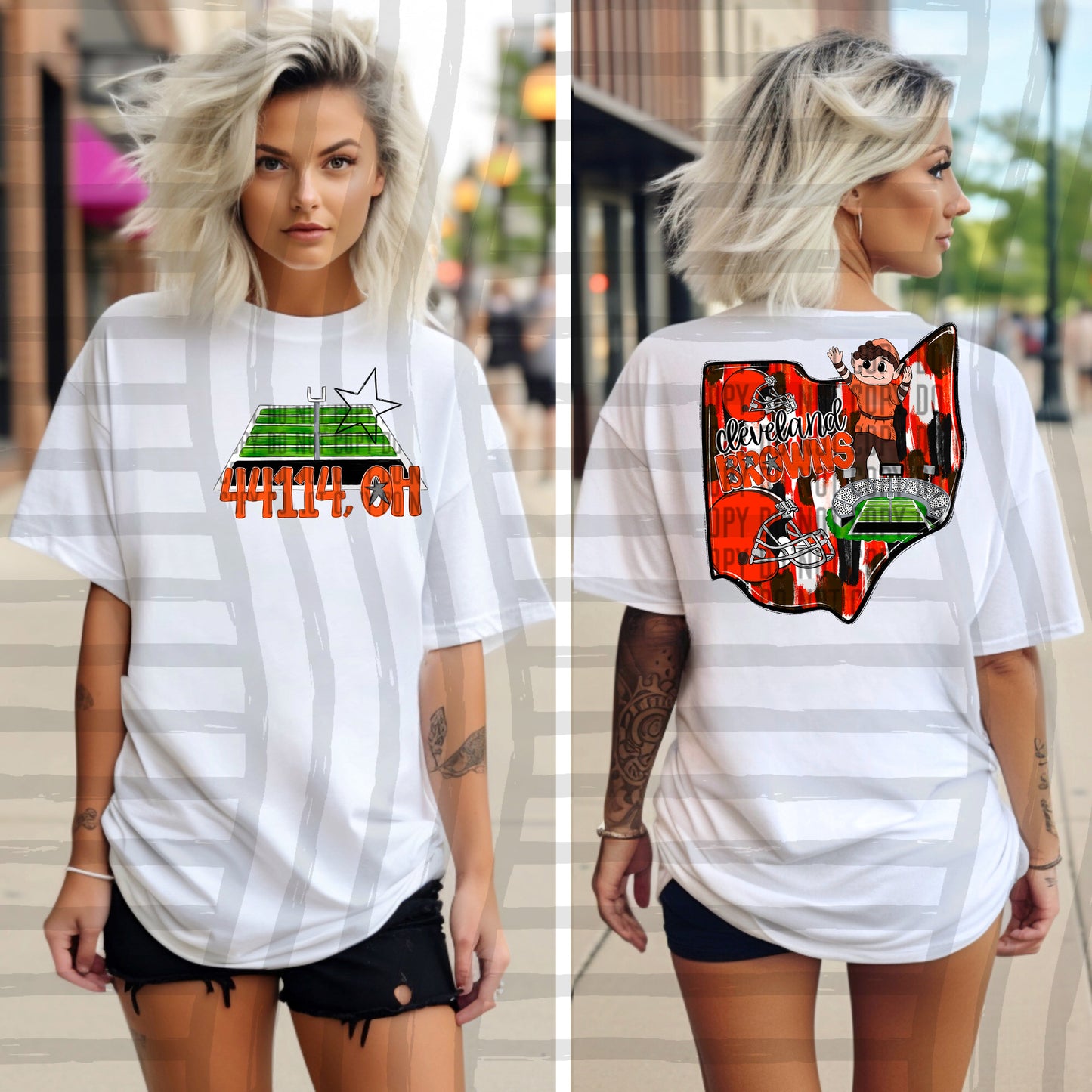 Pro Football Team Brushstroke States (BACK ONLY) (Choose Yours) 01154