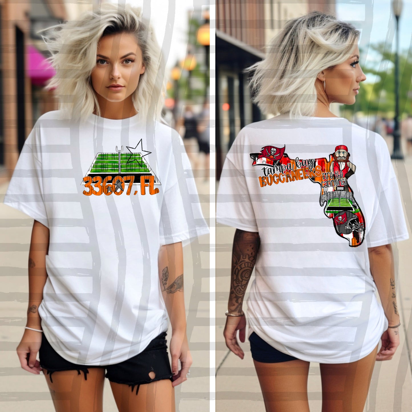 Pro Football Team Brushstroke States (BACK ONLY) (Choose Yours) 01154