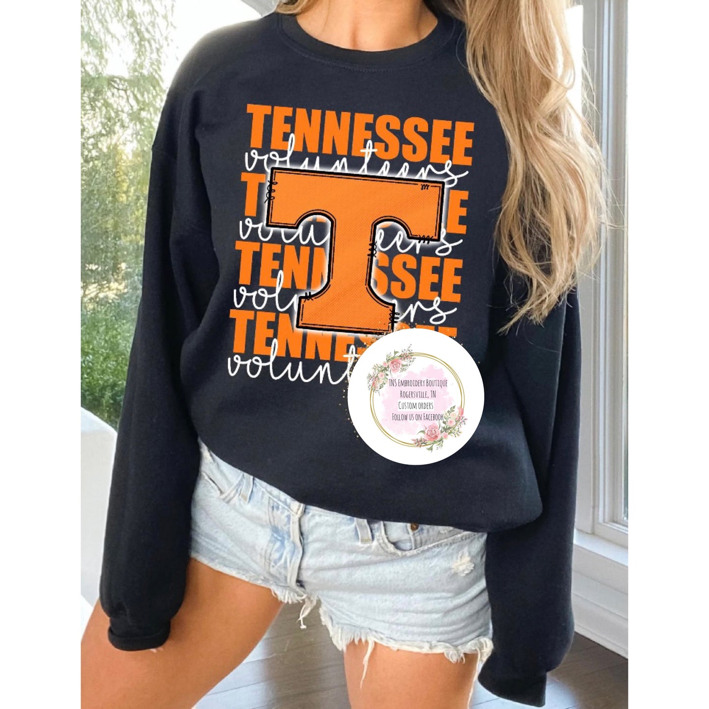 Tennessee Volunteers Stacked Big T 07409