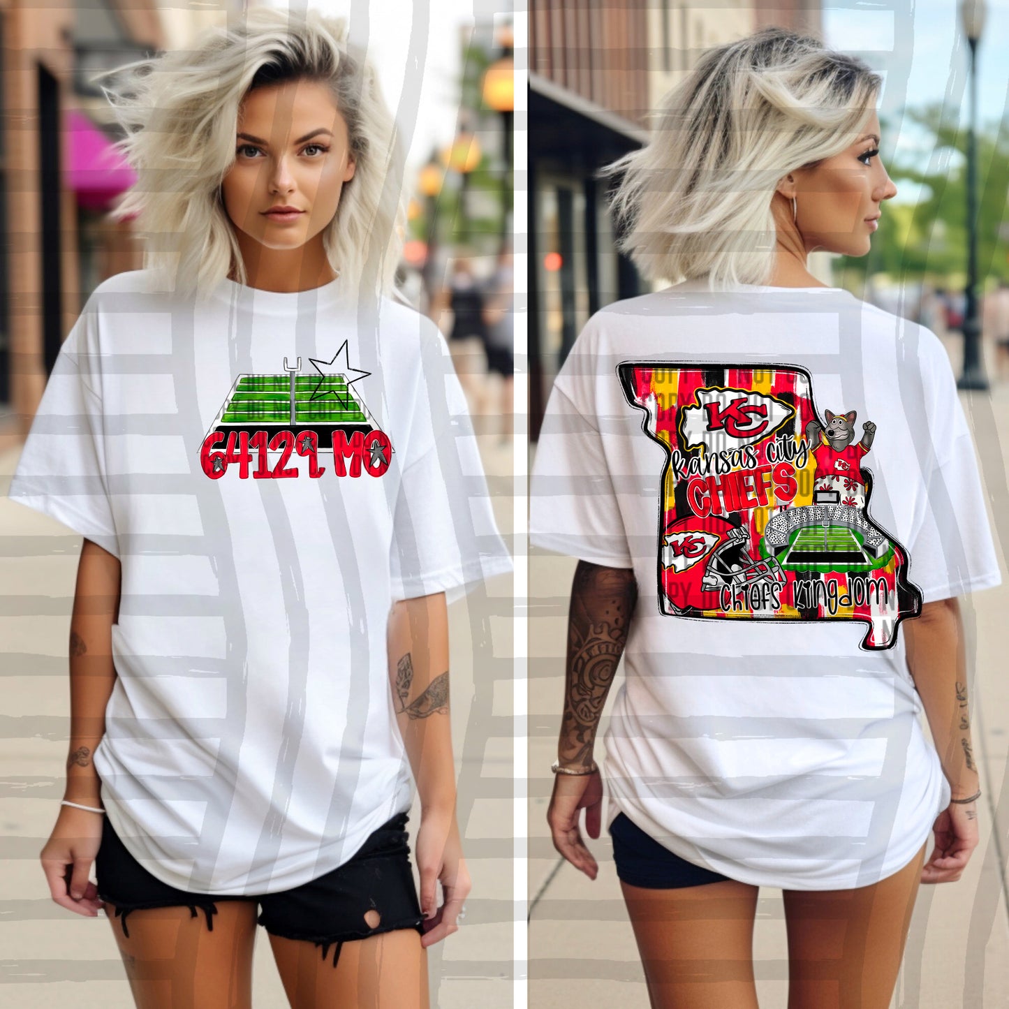 Pro Football Team Brushstroke States (BACK ONLY) (Choose Yours) 01154